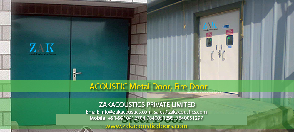 Acoustic Metal Fire Door Manufacturer India